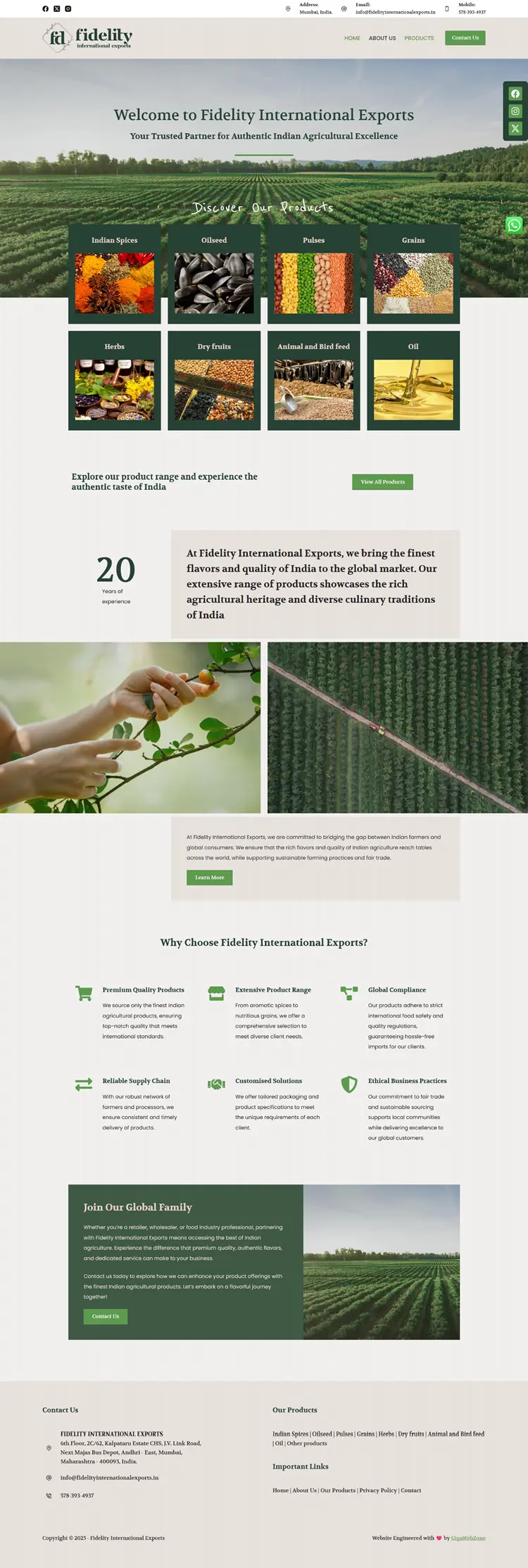 Fidelity International Exports